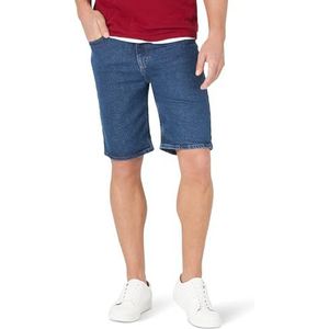 Wrangler Authentics Men's Classic Relaxed Fit Five Pocket Jean Short, Dark Stone, 50