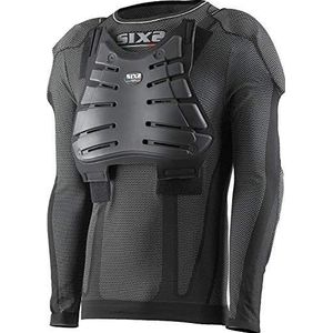 SIX2 Kids CARBON-10Y Unisex kinder-T-shirt Black Carbon, 10Y