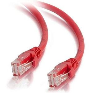 C2G 2M Cat6A Ethernet RJ45 hoge snelheid netwerk kabel, LAN Lead Snagless UTP LSZH-rood