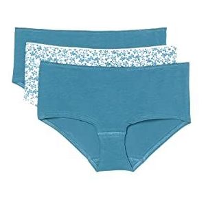 Marc O'Polo Body & Beach Dames multipack W-Panty 3-pack hipsterbroekje, petrol, XXL