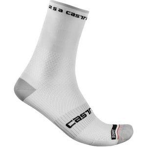 CASTELLI 4521026-001 rood Corsa Pro 15 SOCK herensokken wit zwart L/XL