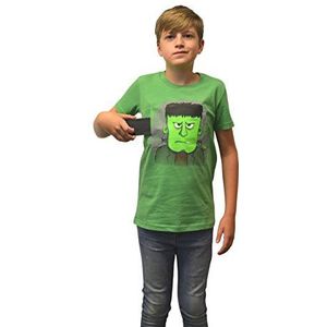 Morph DDKTFRS - Moving Eyes Frankie T-shirt voor kinderen, maat S, 6-7 jaar, zwart