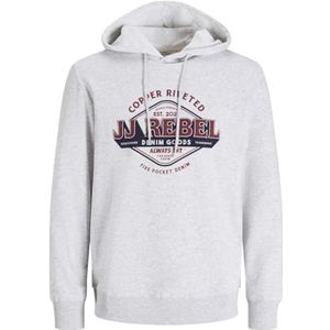 JREBCASPER Sweat Hood, wit melange., L