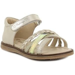 Primigi Amelie Sand lage sandalen voor meisjes, platina, 24 EU, Platina, 24 EU