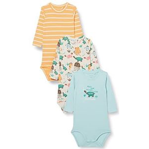 NAME IT Unisex NBNOCEAN 3P LS Body, White Cap Gray, 56