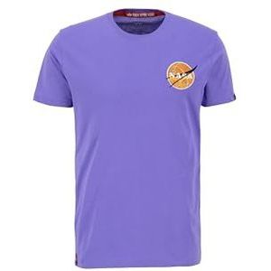 Alpha Industries NASA Davinci T-shirt voor heren Electric Violet