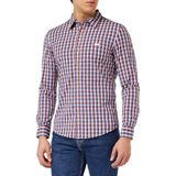 Levi's Long-Sleeve Battery Housemark Slim Shirt Mannen, Apollo Plaid Limoges, L