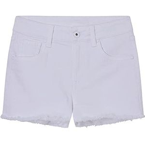 Pepe Jeans Girl's Patty Shorts, Denim-TR0, 18 jaar, Denim-tr0, 18 Jaar