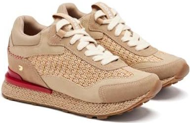 Rafia - Harding - Sneakers - Beige - Natuurlijk leer - Lichte EVA-tussenzool