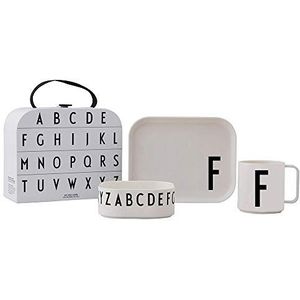 Design Letters 20201500F Gift Box tritan Servies A-Z-F
