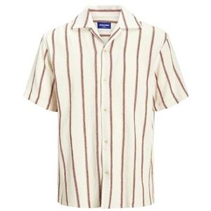 Overhemd - JORCoba - Gestreept - Katoen - Comfort Fit - Kwartmouw