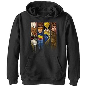 Marvel Dread Panels Hoodie voor kinderen, uniseks, zwart, S