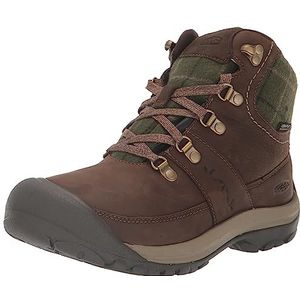 KEEN Dames Kaci 3 Winter Mid Waterdichte Wandelschoen, Donker Aarde Groen Plaid, 37 EU