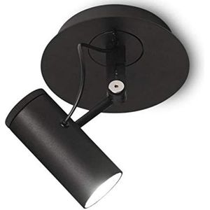 LED-plafondlamp, 7 W, model Polo Spot, zwart, 14 x 14 x 18 cm (referentie: A642-036)