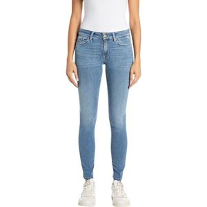 Replay Dames Jeans New Luz Skinny-Fit, Medium Blue 009-6, 27W / 30L