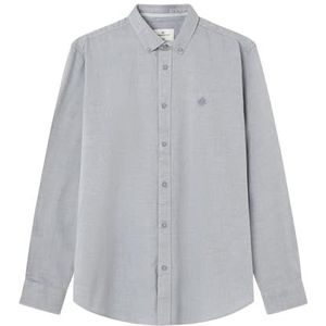 SPRINGFIELD Frame Garment Diyed Herenhemd, Maritiem Blauw, S