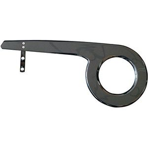 Prophete Uniseks - universele kettingbescherming voor volwassenen, 66-71 cm, halve afdekking, voor 38-40 tanden, zilver, normaal