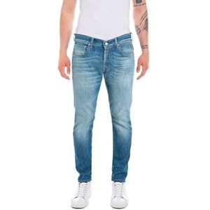 Replay Heren M1008 Willbi Original Jeans, Medium Blue 009-8, 33W / 32L, Medium Blue 009-8, 33W / 32L