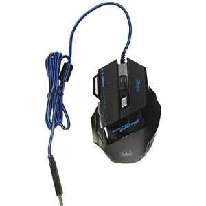 Computer Game Mouse, LED Optical 3200 DPI 7 Button USB Wired Gaming Mouse Mice