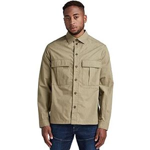 G-STAR Raw Utility Relaxed Overhemd voor heren, meerkleurig (Army Green Htr D21080-c903-9210), M