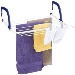 Relaxdays droogrek hangend - 4 m drooglengte - inklapbaar - voor radiator - balkon - verwarming