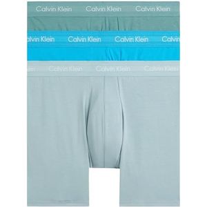 Calvin Klein Boxer Briefs heren Boxer Brief 3pk , Vivid Blue, Arona, Sagebush Groen , S