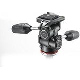 Manfrotto MH804-3W Testa a 3 Vie con Leve Richiudibili, Nero