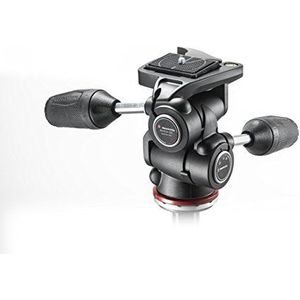 Manfrotto MH804-3W Testa a 3 Vie con Leve Richiudibili, Nero