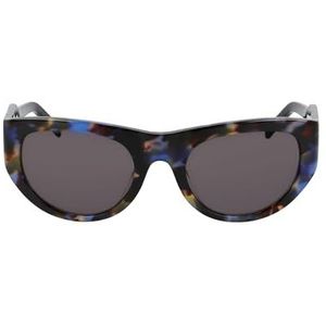 DKNY DK550S zonnebril voor dames, blauwe schildpad, eenheidsmaat, Blauwe schildpad, one size