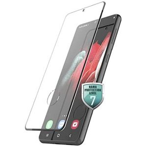 Hama Beschermfolie voor Samsung Galaxy S22 Ultra (5G) (pantserfolie van echt glas, displaybeschermingsfolie 9H hardheid, beschermglas schokbestendig, krasbestendig, anti-vingerafdrukking) transparant