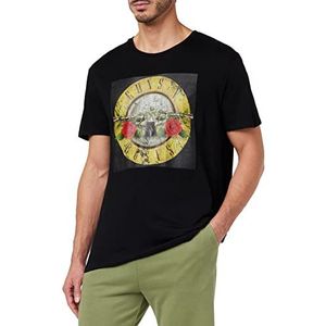 cotton division T-shirt voor heren, Zwart, M