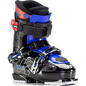 K2 Skis jongens skischoenen INDY-3 — zwart-blauw-rood — 10E2804, Mondo: 255 (EU: 40 / UK: 6.5 / US: 7.5)