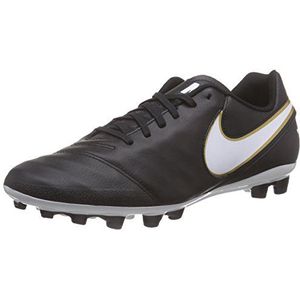 Nike Heren Tiempo Genio II Leather Ag voetbalschoenen, zwart/wit., 45.5 EU