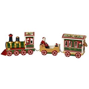 Villeroy en Boch Christmas Toys Memory Porseleinen figuur ""Noordpool Express"", porselein, kleurrijk, 36 x 26 x 21 cm