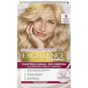 L'Oréal Paris - Excellence - Kleurcrème - 9 Zeer Lichtblond
