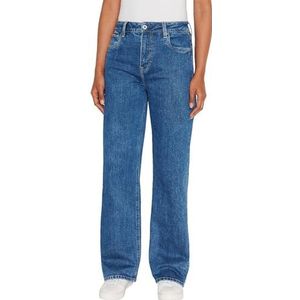 Pepe Jeans Dames Loose St Jeans Uhw, blauw (Denim-HU7), 30W / 32L, Blauw (Denim-hu7), 30W / 32L