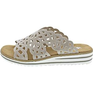 Muiltjes - Imitatieleer - Gevoerd - Open Toe - Middelhoge Hak