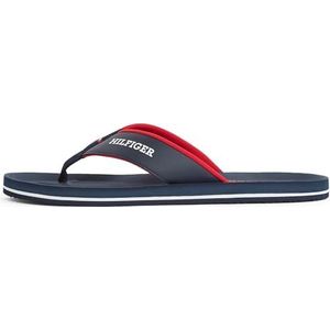 TOMMY HILFIGER Heren gewatteerde comfort HILFIGER B SANDAL slippers, blauw (Desert Sky), 10 UK, Blauwe Woestijnhemel, 44 EU