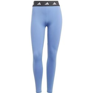 adidas Dames Techfit 7/8 Leggings, Blue Fusion/Carbon, S Short