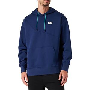 FILA Thiers oversized hoodie met capuchon voor heren, Beacon Blue., L