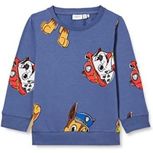 NAME IT Baby Boys NMMODDER PAWPATROL Sweat BRU VDE sweatshirt, Bijou Blue, 86, Bijou Blue., 86 cm