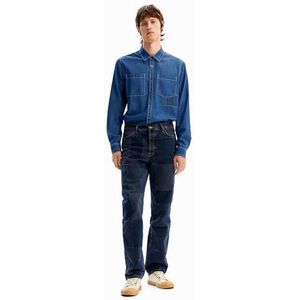 Desigual Demin_Brian, 5008 Denim Dark Blue, 30, blauw, 30