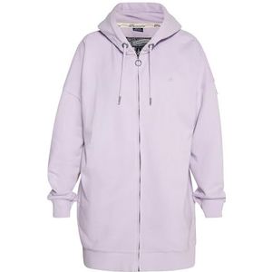 stormcloud Lange sweatjas voor dames, Lichtlavendel, L