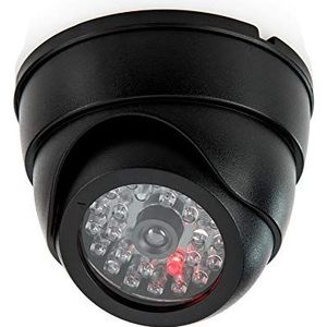 SEC 24 Professionele bewakingscamera, dummy, knipperende led, veiligheid voor thuis, eenvoudig te monteren, fake CCTV-camera, veiligheidscamera voor binnen en buiten