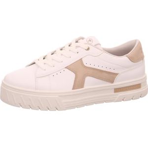 TOM TAILOR 7490080008 Sneakers voor dames, wit-crème, 40 EU, White Cream, 40 EU