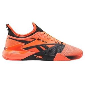 Reebok Unisex Nano Court Training Schoenen, Digitaal Koraal/Zwart/Grijs 6, 6 UK, Digitaal Koraal Zwart Grijs 6, 39 EU