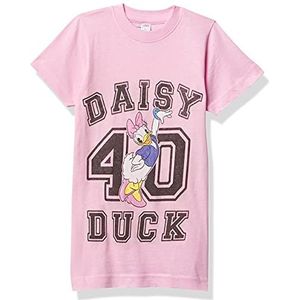 Disney Classic Mickey - Daisy Duck Collegiate Girls Crew neck T-Shirt Light pink 104