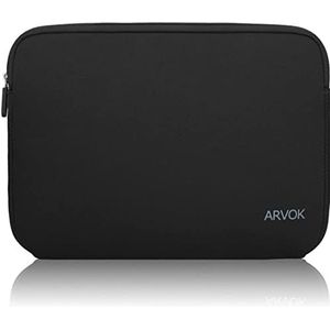 ARVOK Laptoptas, beschermhoes voor MacBook Pro 16 inch, waterdichte laptophoes, laptophoes, notebookhoes, tas voor HP/Dell/Lenovo/Asus/Acer, zwart