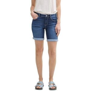 Jeansshort - Alexa Slim Fit - Blauw - Stretch Denim