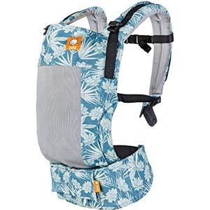 Tula Free-to-Grow Coast Paradise Babydrager, configureerbaar in breedte en hoogte, voor baby's van 3,2 tot 20,4 kg, zonder babykussen